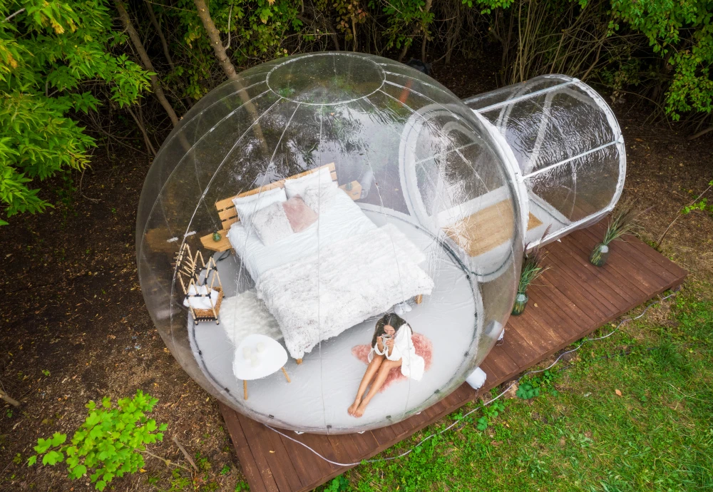 tunnel inflatable bubble tent