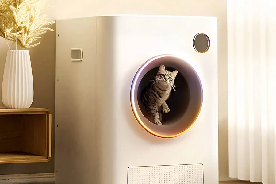 automatic self cleaning litter boxes