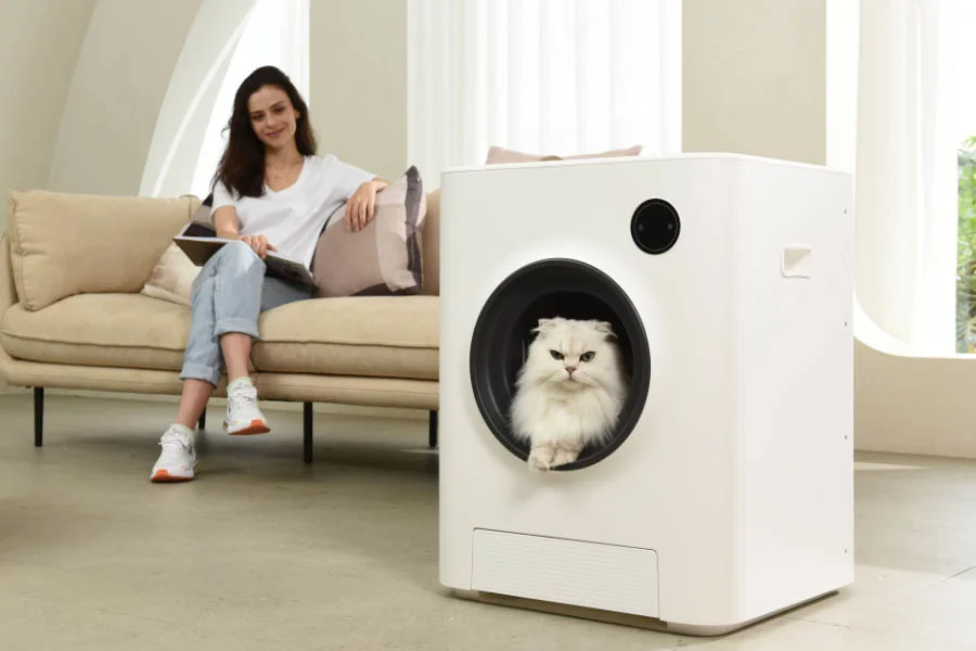 automatic self cleaning litter boxes