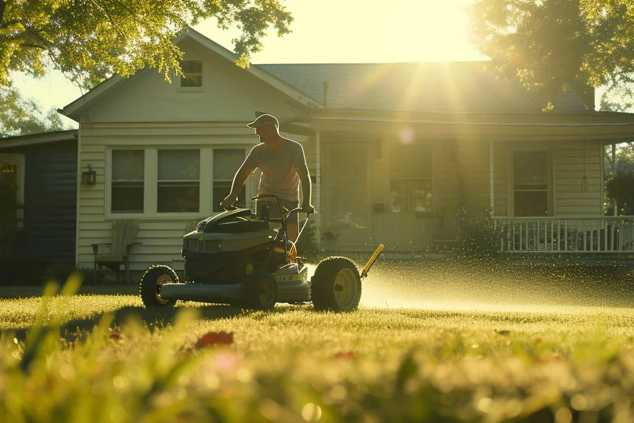 self propelled lawn mower