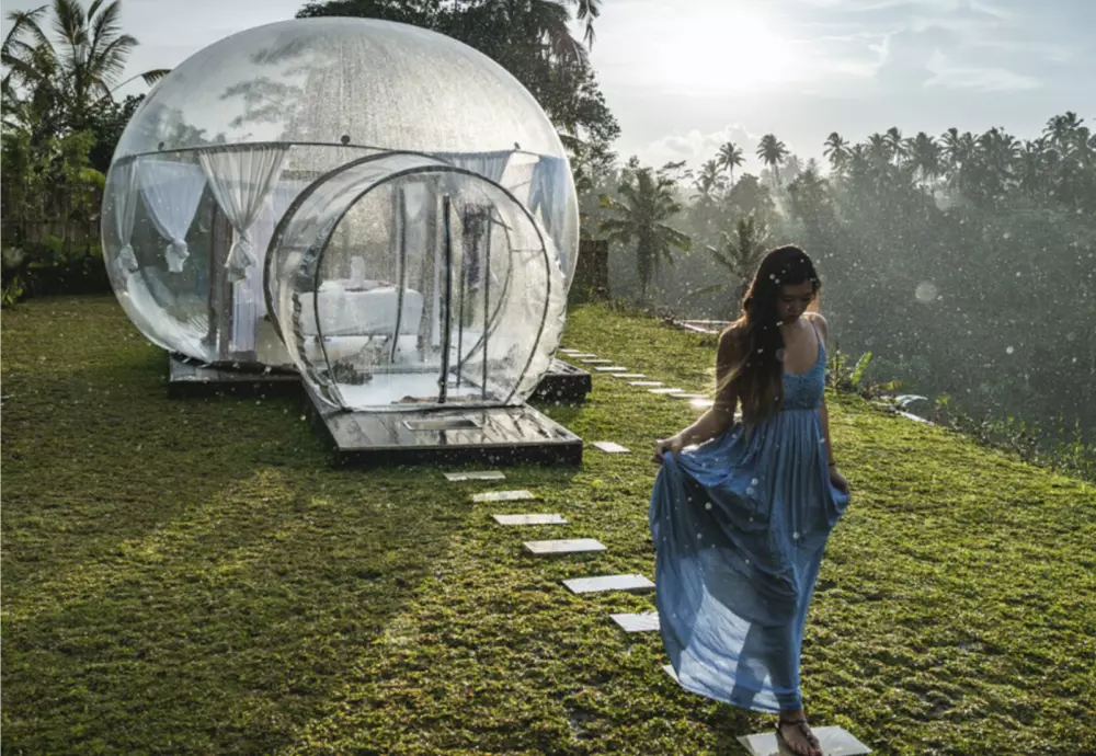 garden bubble tent